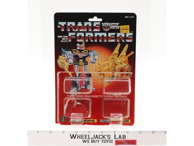 Steeljaw & Rewind Cardback & Bubbles 1985 Vintage Hasbro G1 Transformers