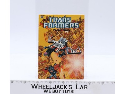 Transformers Pocket Power Australian Coloring Book Vintage Budget Books