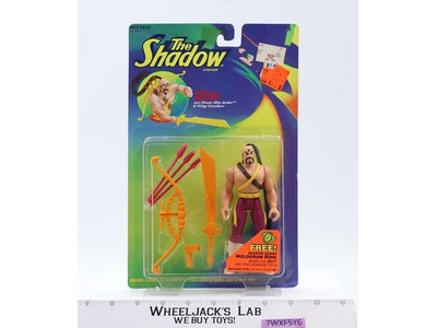 Mongol Warrior The Shadow 1994 Kenner Action Figure NEW MOSC SEALED