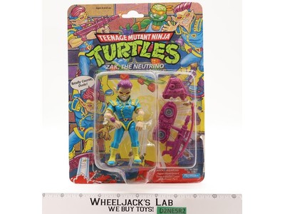 Zak the Neutrino Complete W/Card Teenage Mutant Ninja Turtles 1991 Playmates