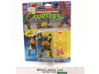 Headdroppin' Mike W/Cardback Bubble Complete TMNT 1991 Playmates Action Figure