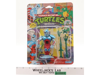 Merdude 100% Complete W/Card Bubble TMNT 1992 Playmates Vintage Action Figure