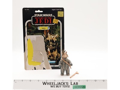Teebo Ewok 100% Complete 77 Back-A Star Wars ROTJ 1983 Kenner Figure NO REPRO