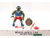 Track 'n Field Leo W/Card Bubble TMNT 1992 Playmates Action Figure