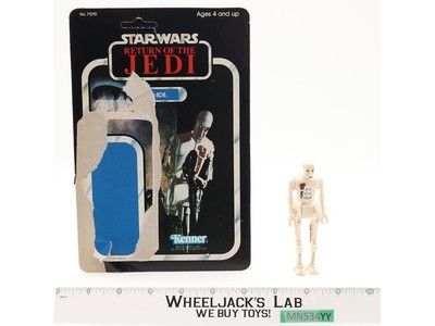 8D8 100% Complete 77 Back-A Star Wars ROTJ 1983 Kenner Action Figure NO REPRO