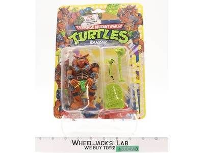 Rahzar 100% Complete W/Cardback TMNT 1991 Playmates Vintage MINT Action Figure