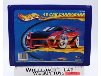 48 Car Carry Case W/ Trays 2001 TARA Hot Wheels Storage Case