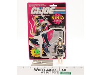 Storm Shadow V3 Ninja Force COMPLETE W/18 Cardback 1991 GI Joe ARAH Vintage