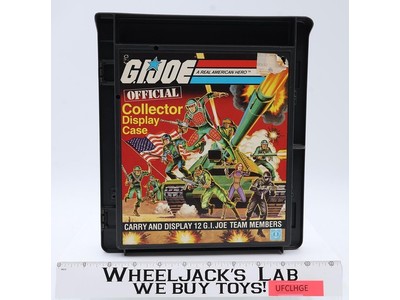 GI Joe Official Collector Display Case 1983 Vintage Hasbro Carry and Display