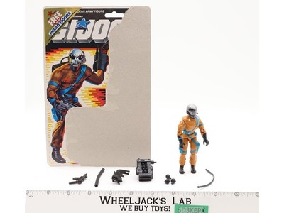 Frag-Viper V1 100% Complete W/ 34 Cardback 1989 G.I. Joe Hasbro Vintage Figure