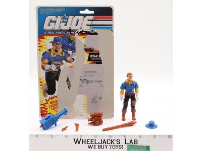 Wild Bill V2 100% Complete W/ Cardback 1992 G.I. Joe Hasbro Vintage Figure