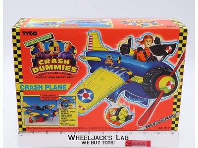 Crash Plane The Incredible Crash Dummies 1992 Vintage Tyco Vehicle NEW SEALED