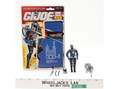 Laser Viper V1 100% Complete W/ Card 1990 G.I. Joe Hasbro Vintage Action Figure