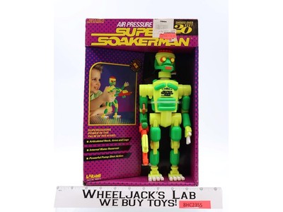 Air Pressure Super Soakerman 1991 Larami Vintage Action Figure NEW SEALED