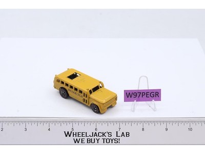 S'Cool Bus Yellow Enamel 1970 1971 Hot Wheels Redline Heavyweights Mattel Vtg