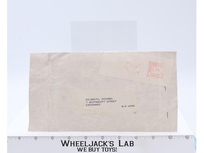 Mail Away Jiffy Pack Milton Bradley Transformers Utility Bag Australia Vintage