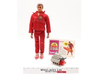 Steve Austin Six Million Dollar Man Bionic Man W/Engine Block & Booklet