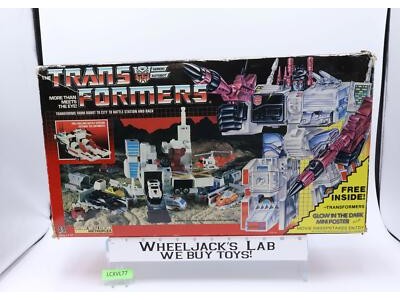 Metroplex W/BOX & INSERT 100% Complete 1985 Vintage G1 Transformers Figure