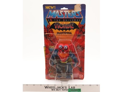 Mantenna 100% Complete W/Card He-Man Masters of the Universe MOTU Mattel NR MINT