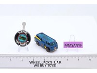 Volkswagen Beach Bomb w/ Boards & Button Blue 1969 Hot Wheels Mattel Vtg Redline