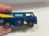Volkswagen Beach Bomb w/ Boards & Button Blue 1969 Hot Wheels Mattel Vtg Redline