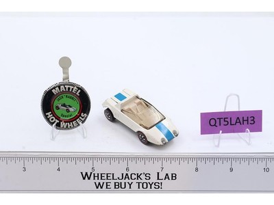 Jack Rabbit Special White Enamel Hot Wheels 1970 Mattel Redline RL w/ BUTTON