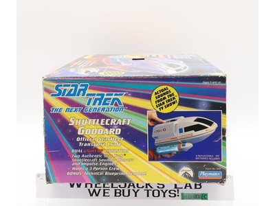 Shuttlecraft Goddard COMPLETE Star Trek The Next Generation Playmates WORKS