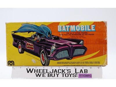 Batmobile For 8" Action Figures Batman 1974 Mego Canada Vintage Vehicle 13"