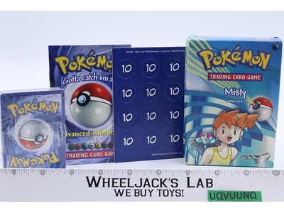 Pokemon Trading Card Game Misty Theme Deck Opened SEALED CARDS