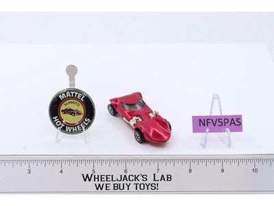 Twinmill Spectraflame Creamy Pink w/ Button 1968 1969 Hot Wheels Redline Mattel