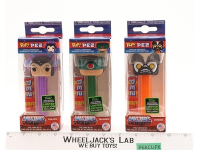 Lot of 3 Masters of the Universe Funko Pez Dispensers 2019 NEW SEALED