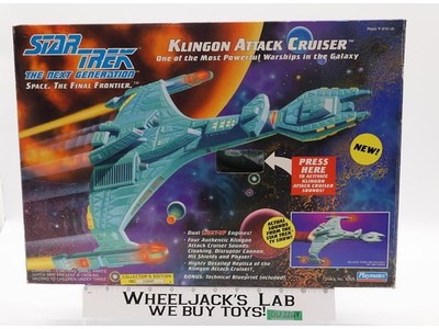 Klingon Attack Cruiser COMPLETE W/BOX & INSERT Star Trek Final Frontier MIB