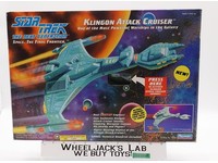 Klingon Attack Cruiser COMPLETE W/BOX & INSERT Star Trek Final Frontier MIB