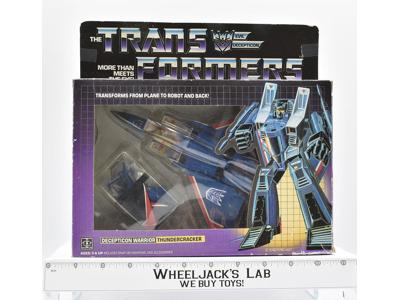 Thundercracker MIB 100% Complete 1984 Vintage G1 Transformers Action Figure
