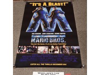 Super Mario Bros 1993 Rolled Movie Poster Video Rental Store Promo 40 x 27