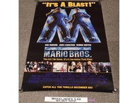 Super Mario Bros 1993 Rolled Movie Poster Video Rental Store Promo 40 x 27