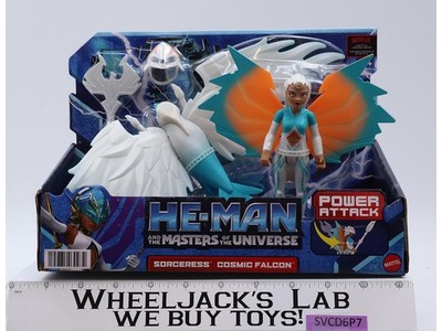 Power Attack Sorceress Cosmic Falcon He-Man Masters of the Universe NEW SEALED