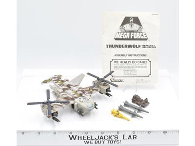 Thunderwolf Heavy Lift Helicopter 100% Complete.Mega Force Kenner 1989
