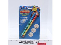 Pop-a-Point Pencils Masters of the Universe 1984 Spindex NEW SEALED