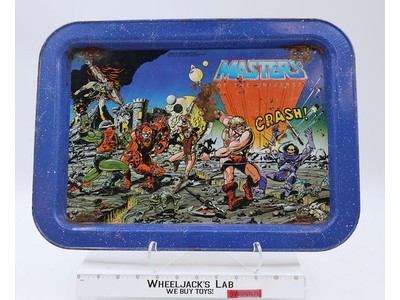 Metal TV Lap Tray Masters of the Universe MOTU 1985 Mattel Vintage