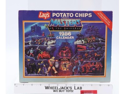 Masters of the Universe 1986 Calendar Lay's Potato Chip Promo W/ Coupons