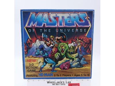 3-D Action Board Game 100% Complete He-Man Masters of the Universe 1983 Vintage