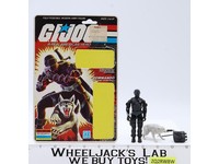 Snake Eyes V2 W/ Timber Complete 34 Cardback 1985 G.I. Joe Hasbro Vintage NM