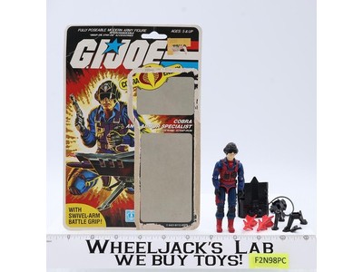 Scrap-Iron V1 100% Complete 32 Cardback 1984 G.I. Joe Hasbro Vintage Figure