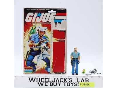 Shipwreck V1 100% Complete 34 Cardback 1985 G.I. Joe Hasbro Vintage Figure