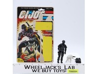 Snake Eyes V2 W/ Timber Complete 34 Cardback 1985 G.I. Joe Hasbro Vintage NM