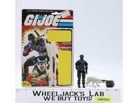 Snake Eyes V2 W/ Timber Complete 34 Cardback 1985 G.I. Joe Hasbro Vintage NM