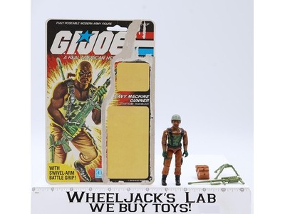 Roadblock V1 Complete 32 Cardback 1984 G.I. Joe Hasbro Vintage Action Figure