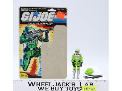 Sci-Fi V1 100% Complete W/36 Cardback G.I. Joe 1986 Hasbro Vintage Action Figure