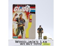 Flint V1 100% Complete W/ 34 Cardback 1985 G.I. Joe Hasbro Vintage Action Figure